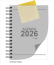 Agenda Diária Clean 2026