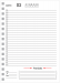 Miolo de Agenda Diária Permanente