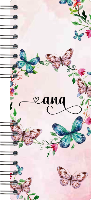 Agenda Comercial 2026 Off Set 75g 10,5x26cm   Capa Dura Personalizada 