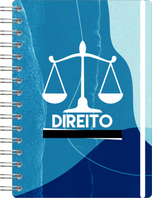 Agenda Diária Jurídica 2025 Off Set 75g 14,8x21cm  Laminação Capa Dura Personalizada 