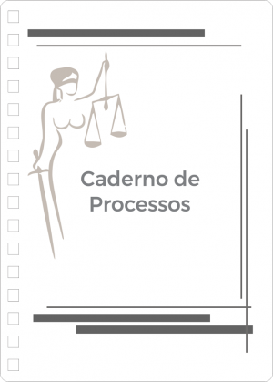 Miolo de Caderno de Processos Jurídicos