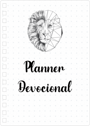 Miolo de Planner Devocional Masculino